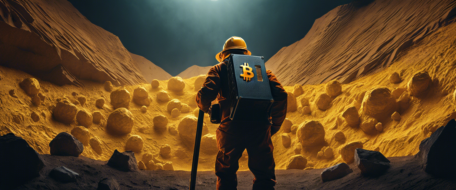 Bitcoin miners celebrating profits from recent price surge