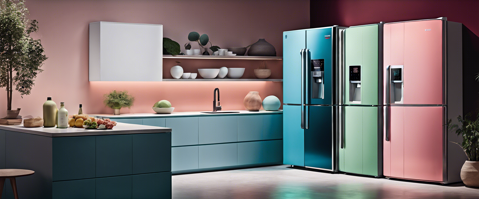 Bosch 100 Series Matter-enabled smart fridge showcased at CES 2023.