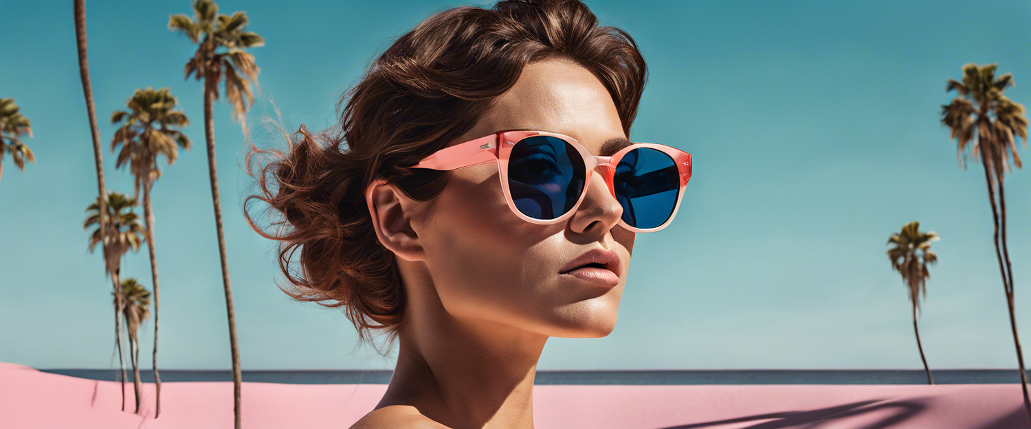 Chamelo color-changing sunglasses with prescription lenses displayed stylishly.