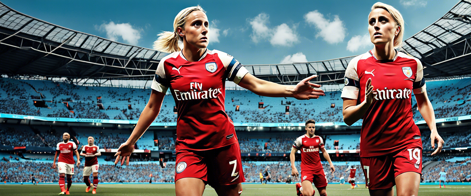 Steph Houghton discusses Manchester City's WSL title chances after draw with Arsenal.