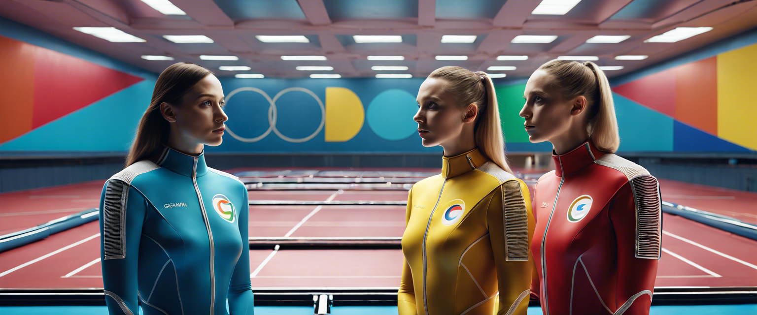 Image of the controversial Google Gemini AI ad during the Olympics