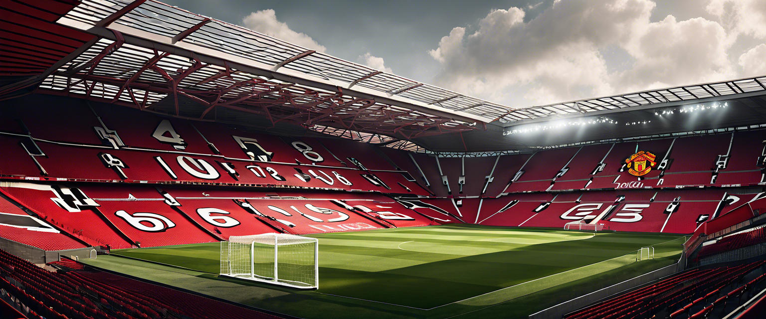 Rendering of the proposed Manchester United Old Trafford stadium redevelopment.