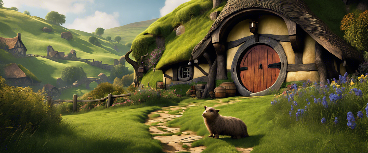 High-quality visuals from Tales of the Shire game showcasing hobbit characters and landscapes.