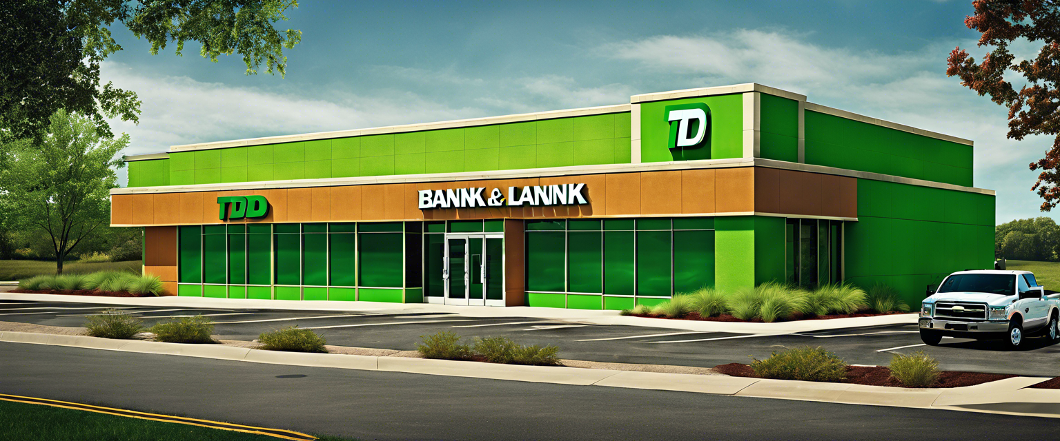 Graphic showing TD Bank's violation of financial regulations and hefty penalties.