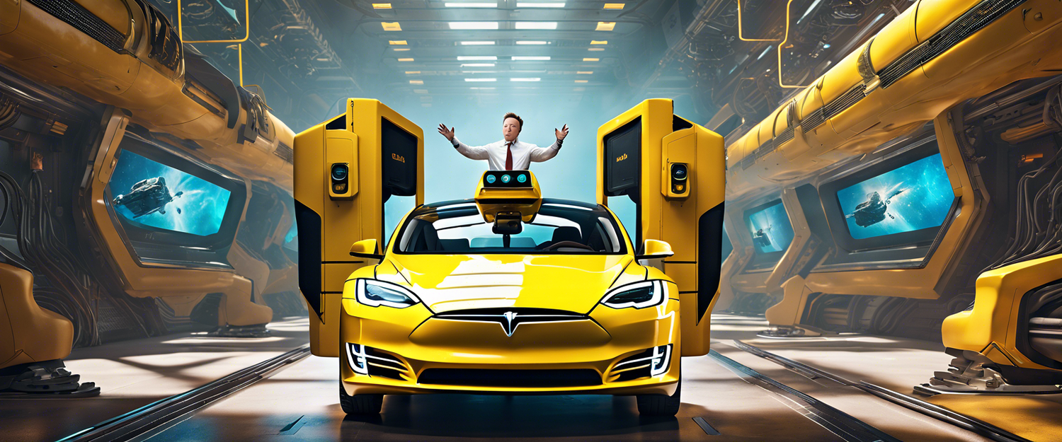 Elon Musk's X account avatar showcasing Robotaxi features