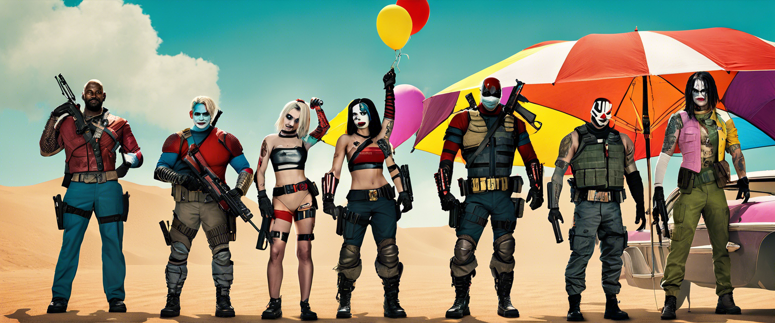 Suicide Squad game final season promotional image featuring characters and gameplay.