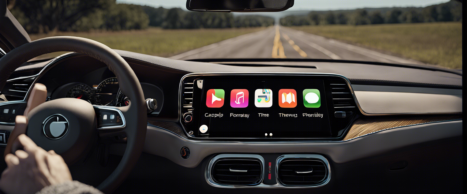 Apple CarPlay dashboard integration in modern vehicles