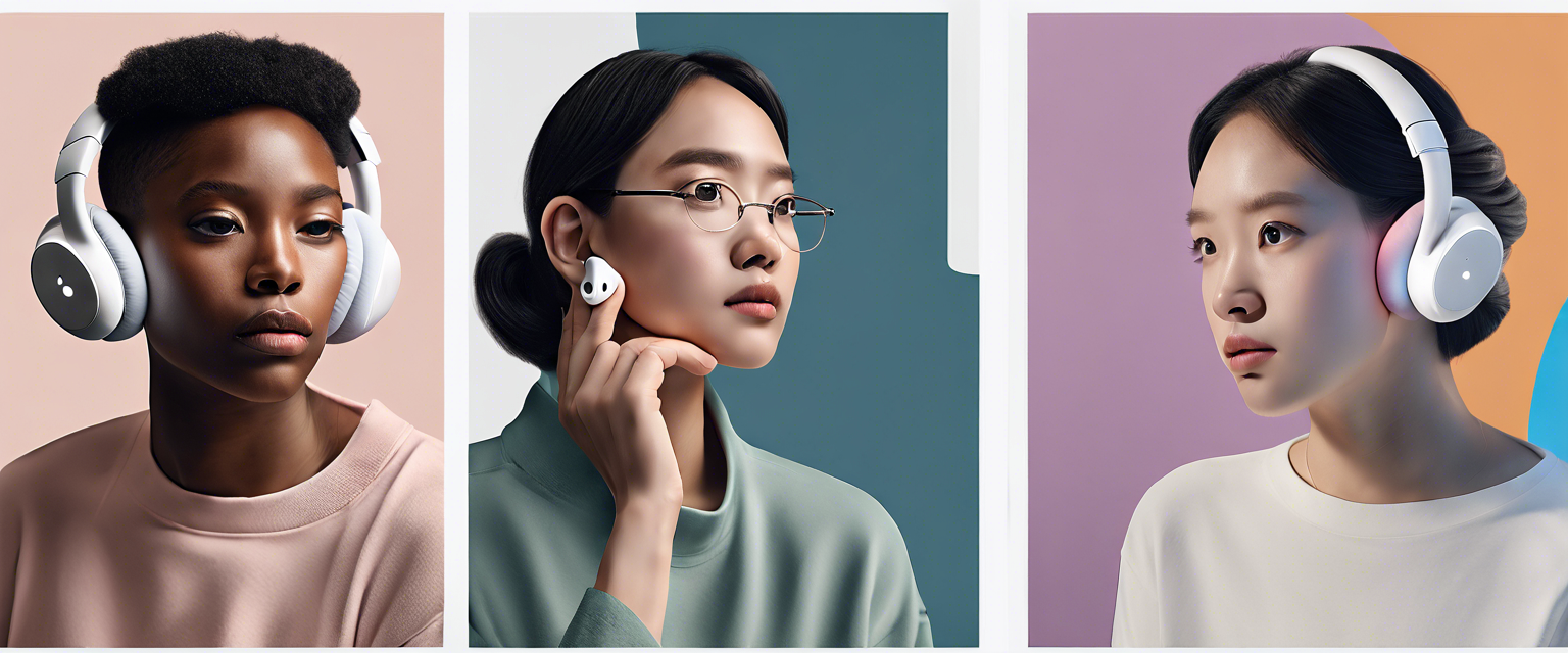 AirPods 4 with Active Noise Cancellation, featuring improved sound and voice isolation.