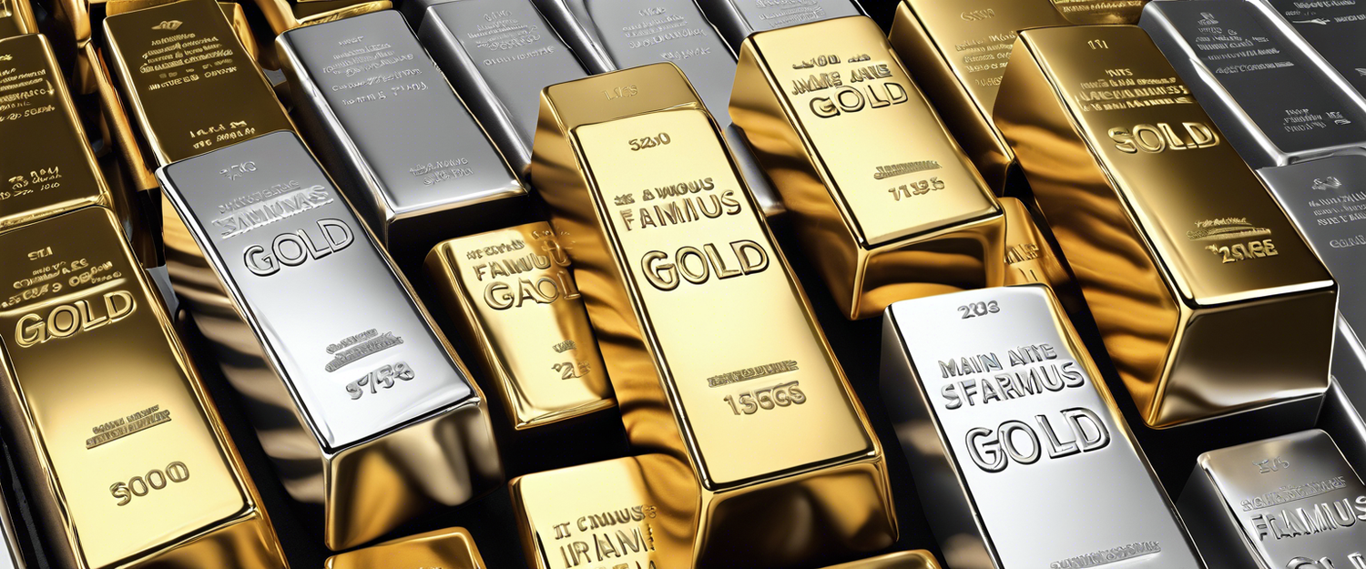 Spot gold and silver prices decline in the market today.