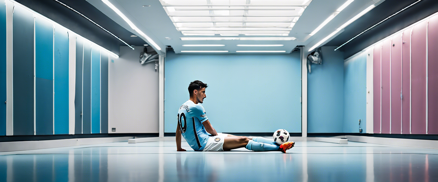 Rodri in action before his injury during Man City vs Arsenal match.