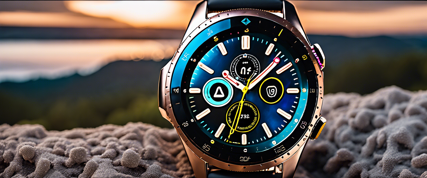 Samsung Galaxy Watch Ultra in outdoor setting showcasing its rugged features