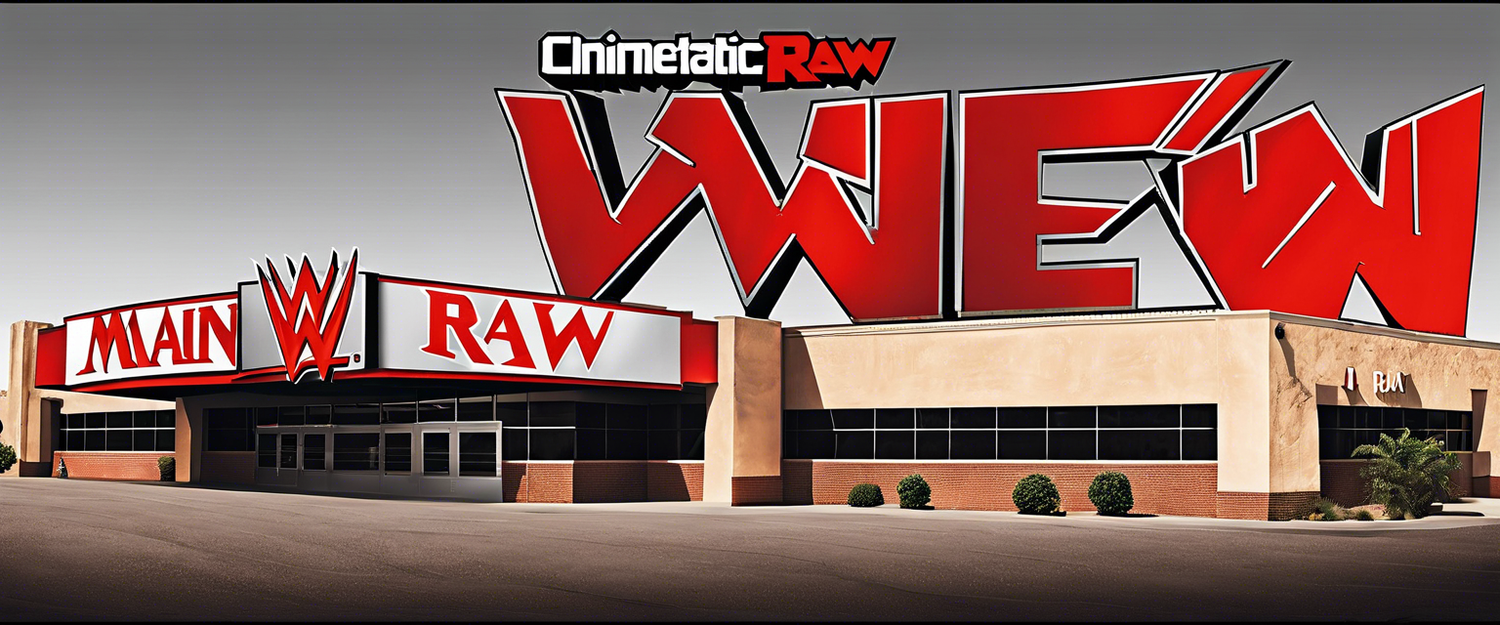 WWE Raw new logo promoting its Netflix premiere on January 6th.