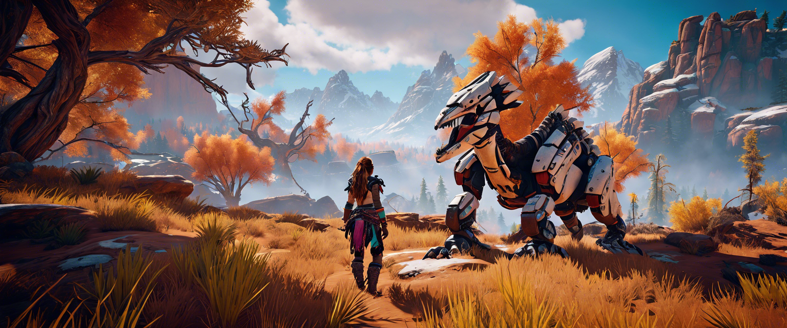 Horizon Zero Dawn remaster screenshot showcasing enhanced graphics