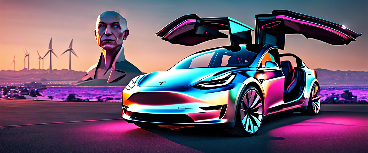 Tesla CyberCab and Model Y showcasing autonomous driving technology