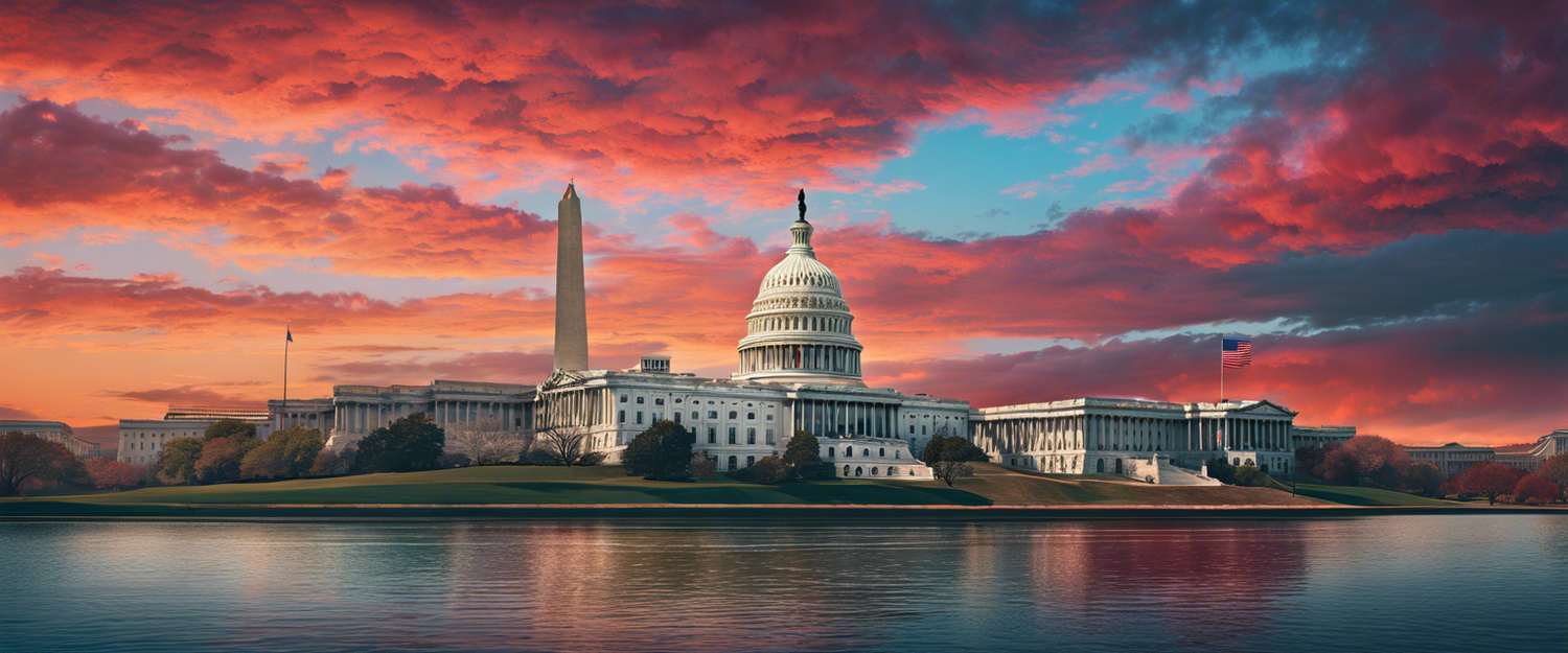 U.S. Congress building during election certification process.