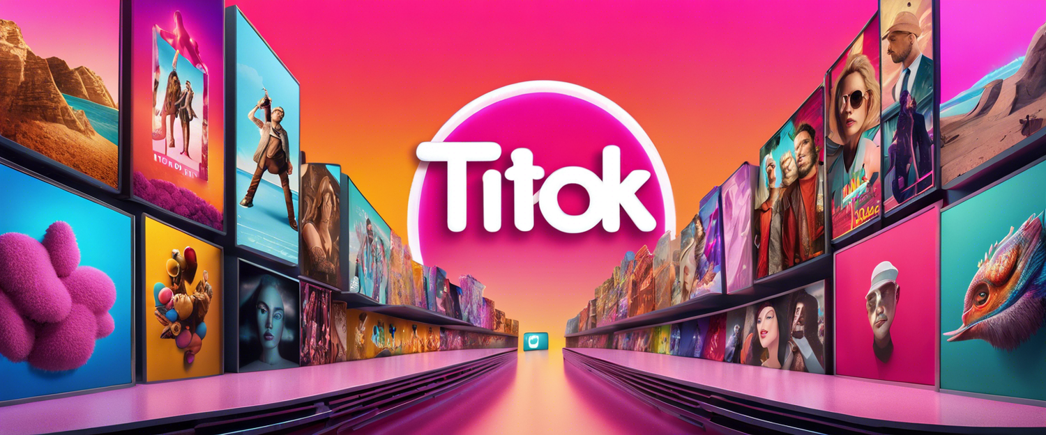 TikTok Spotlight feature showcasing movies and TV shows with links.