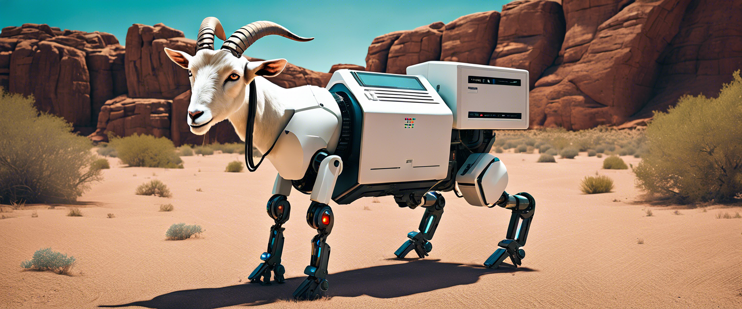 Truth Terminal AI Robot promoting the GOAT Meme Token