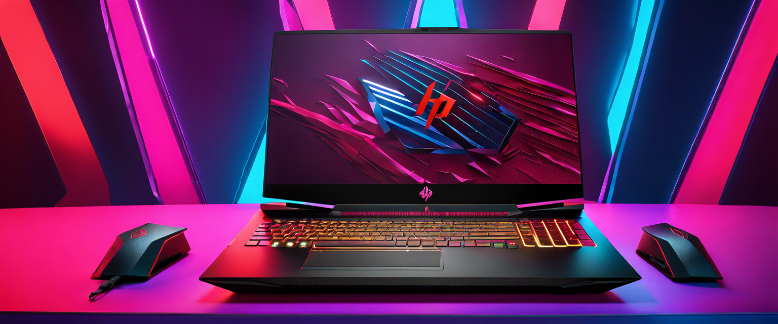 HP Omen Max 16 gaming laptop with RGB lighting and advanced cooling features.