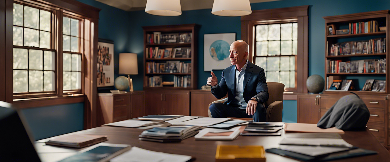 Jeff Bezos discussing his decision regarding Kamala Harris endorsement.