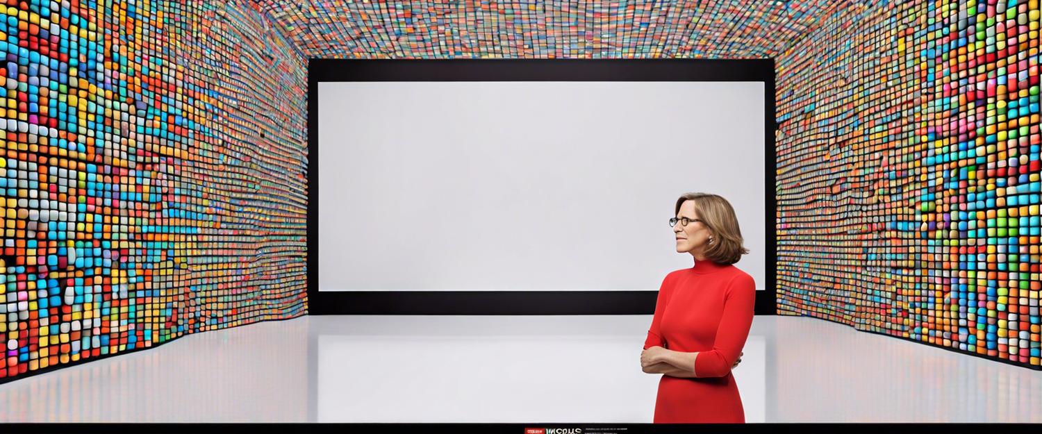 Pixel event dedicated to Susan Wojcicki, honoring her legacy in digital media.