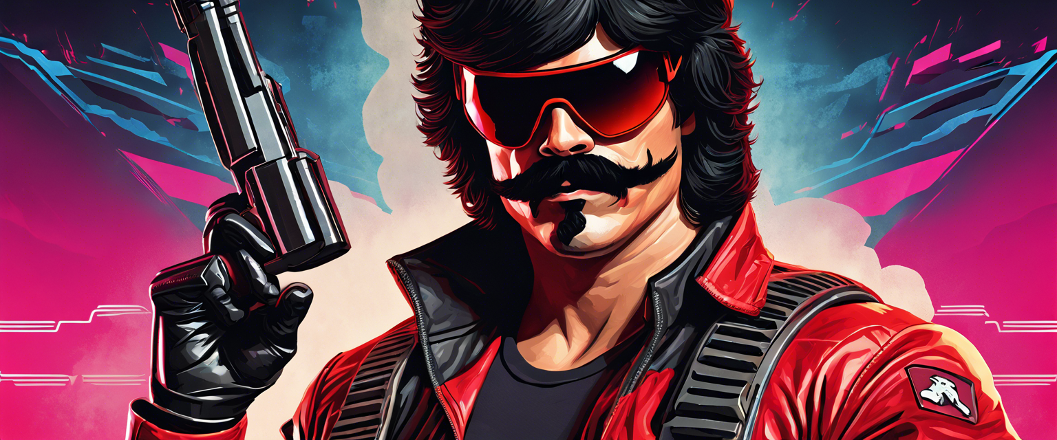 Dr Disrespect announcing his move to Rumble streaming platform.