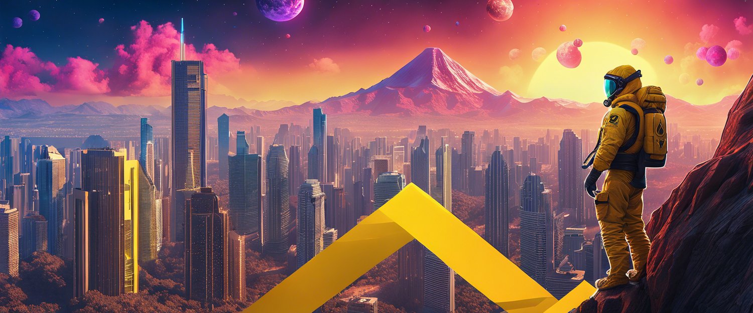 Binance trading dominance in cryptocurrency market amid Bitcoin's all-time high.