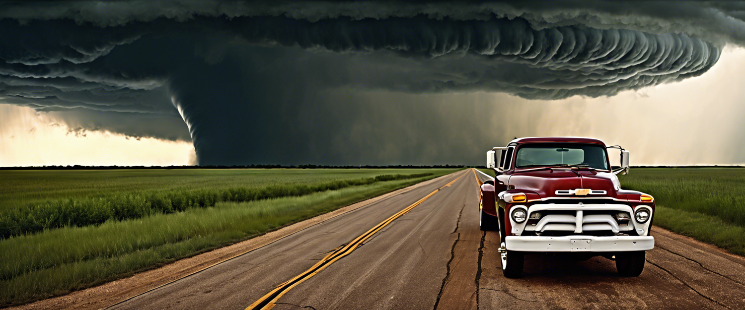 Reed Timmer's custom Twisters truck designed for tornado chases