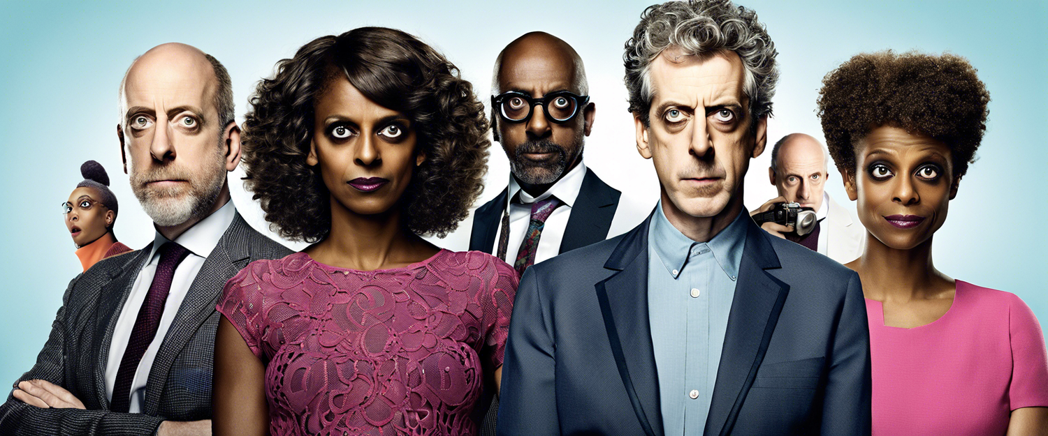 Cast list for Black Mirror Season 7 including Peter Capaldi, Issa Rae, and Paul Giamatti.