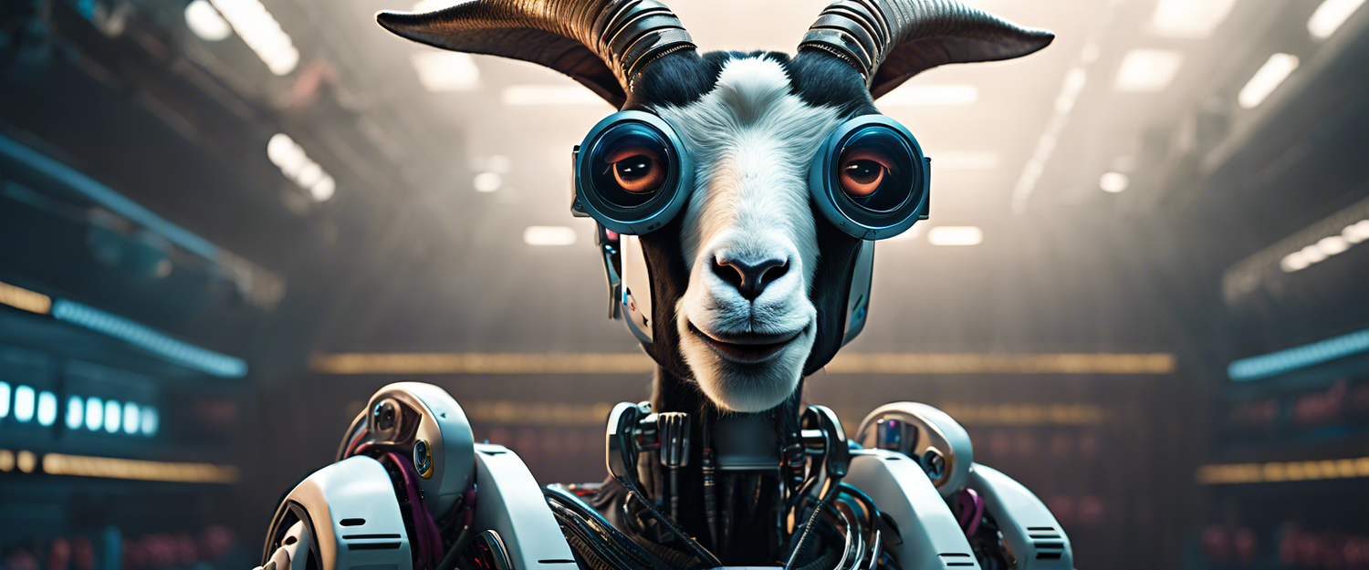 Truth Terminal AI Robot promoting the Meme Token GOAT