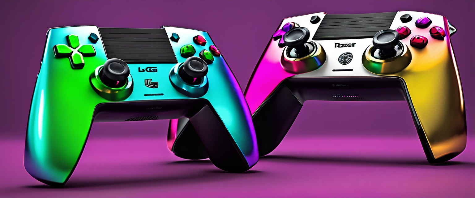 Razer Bluetooth gaming controller by LG and Razer, showcasing Ultra-Low Latency.