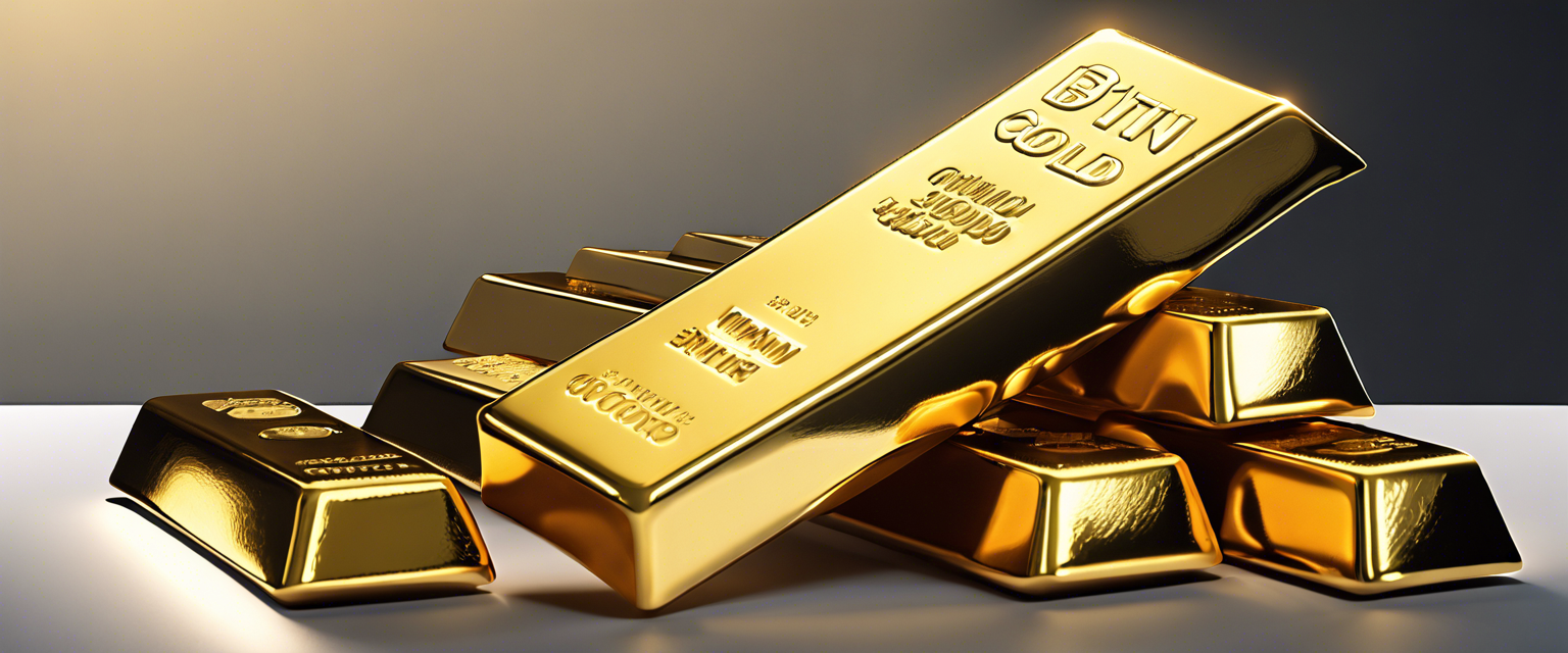 Gold bar investment opportunities on the Bitcoin blockchain.