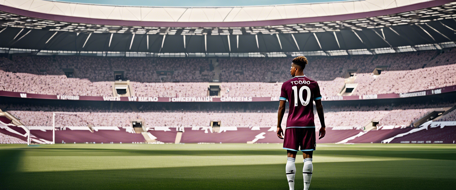 Jean-Clair Todibo during a match, potential signing for West Ham.