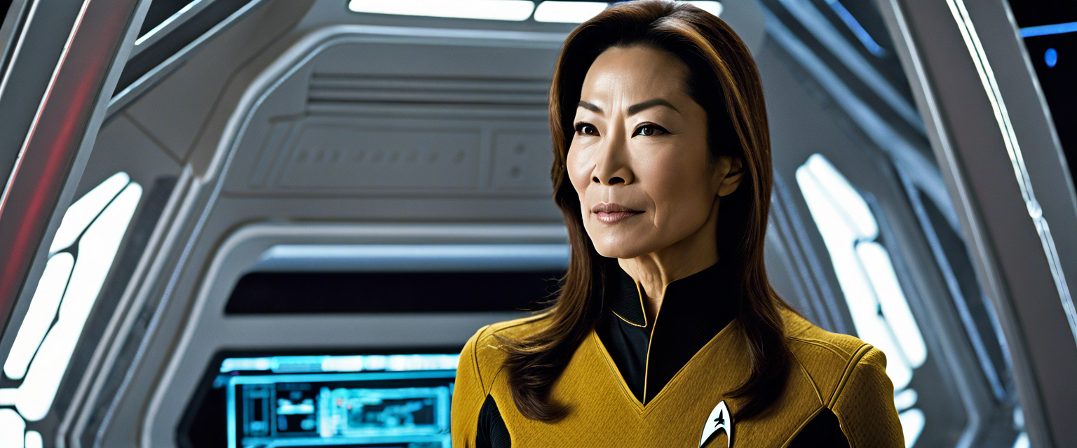 Michelle Yeoh as Emperor Georgiou in Star Trek: Section 31 movie.