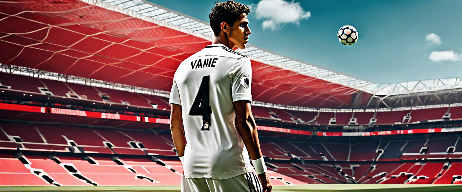 Raphael Varane announcing his retirement due to knee injury.