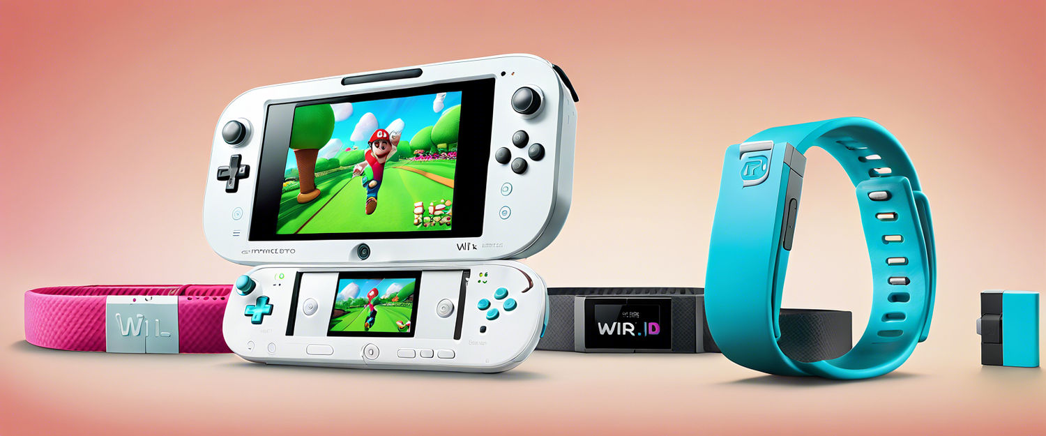 Original Fitbit inspired by Nintendo Wii design and technology.