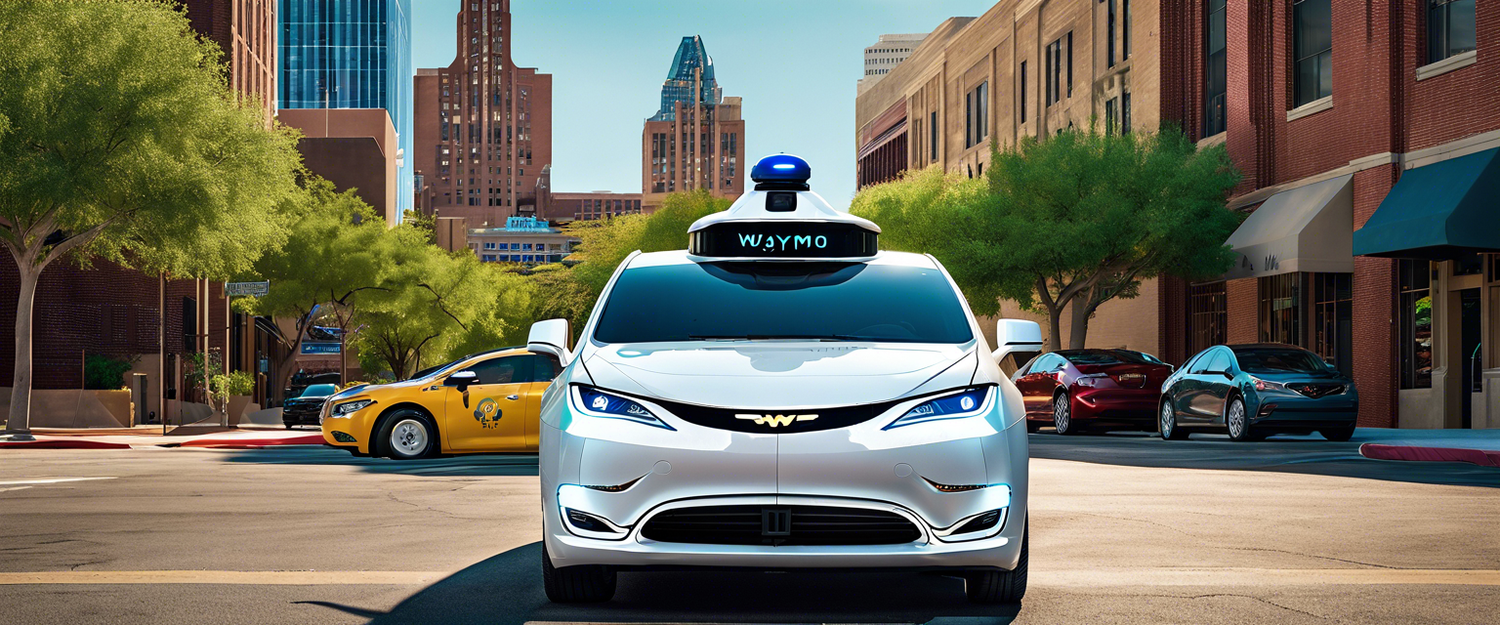 Waymo's autonomous Jaguar I-pace vehicle in Austin, Texas.