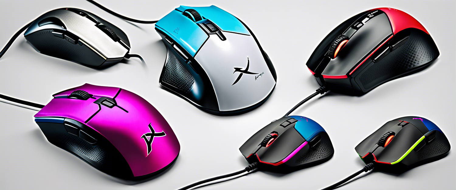 Colorful modular designs of the HyperX Pulsefire Saga Pro gaming mouse