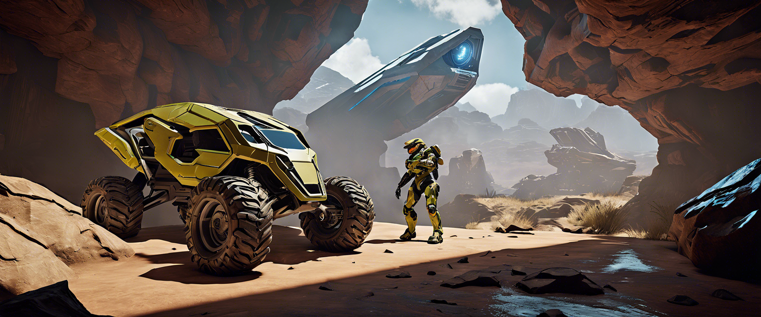 Halo Studios logo and Project Foundry visual preview