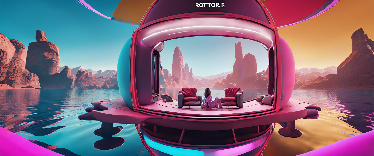 Roto VR Explorer chair for immersive virtual reality experiences