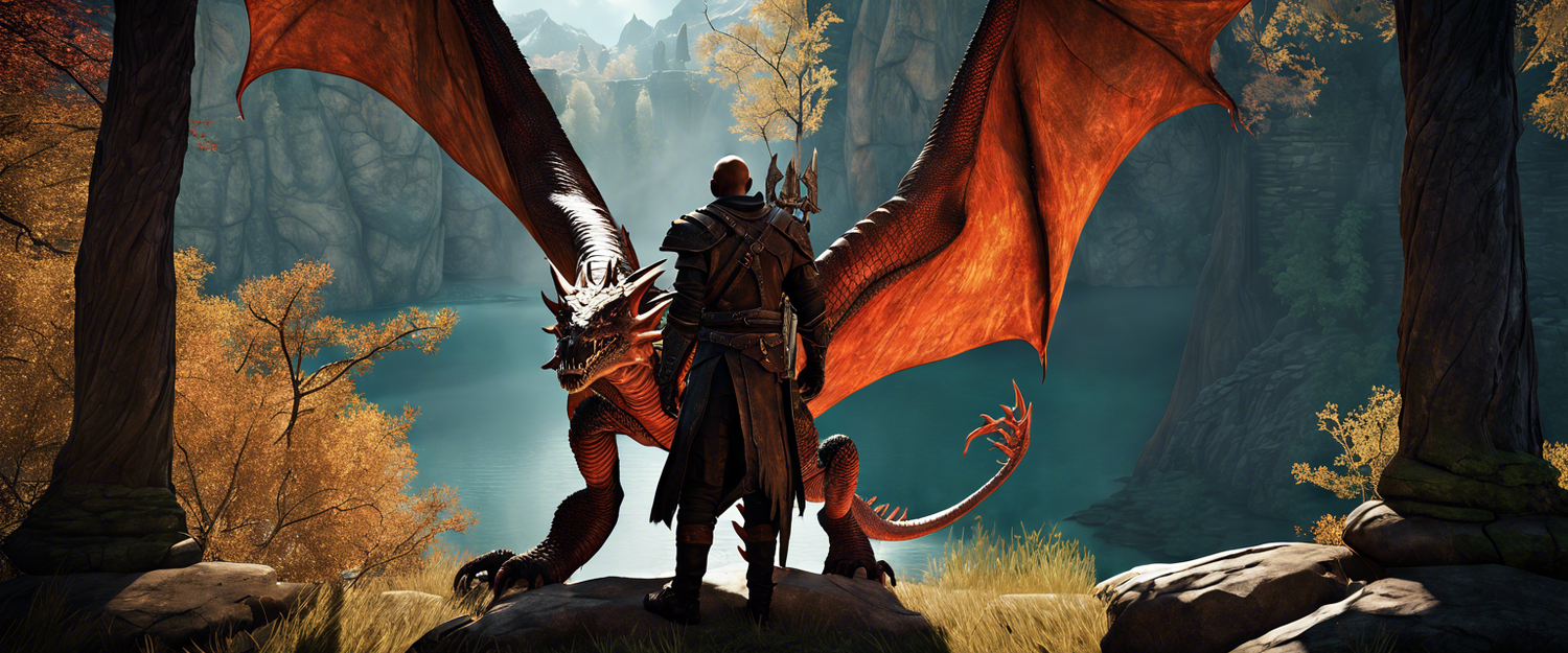 Dragon Age: The Veilguard gameplay showcasing character creation and lush environments.