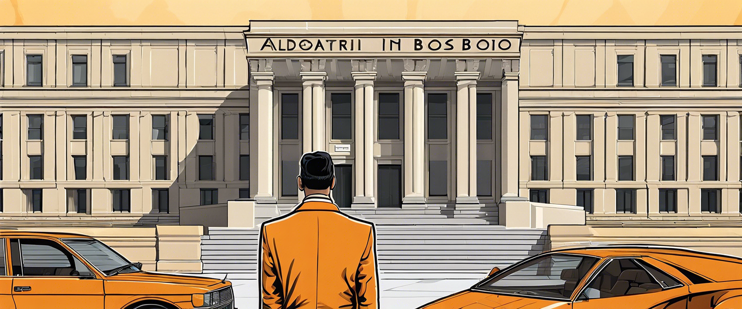 Court gavel and Bitcoin representing seizure of assets from crime boss.