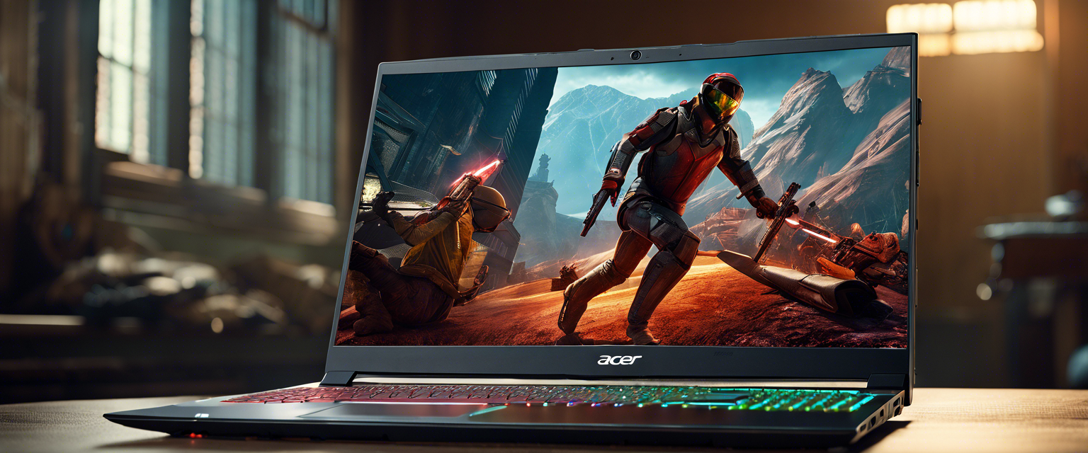 Acer Nitro Blaze 11 handheld gaming console with Steam Deck OLED as size comparison