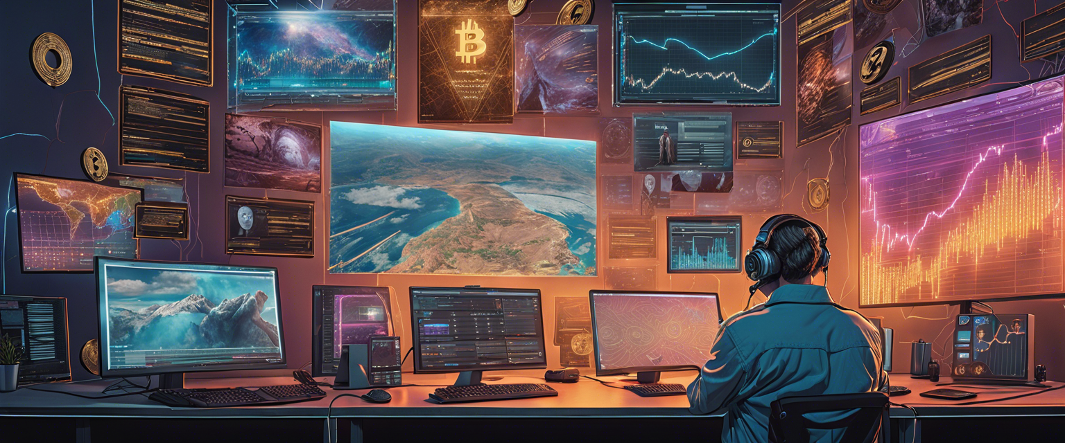 Visualization of cryptocurrency market liquidations and trends.