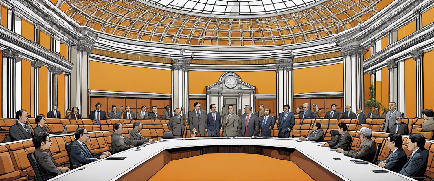 Chilean lawmakers discussing Bitcoin reserves legislation.