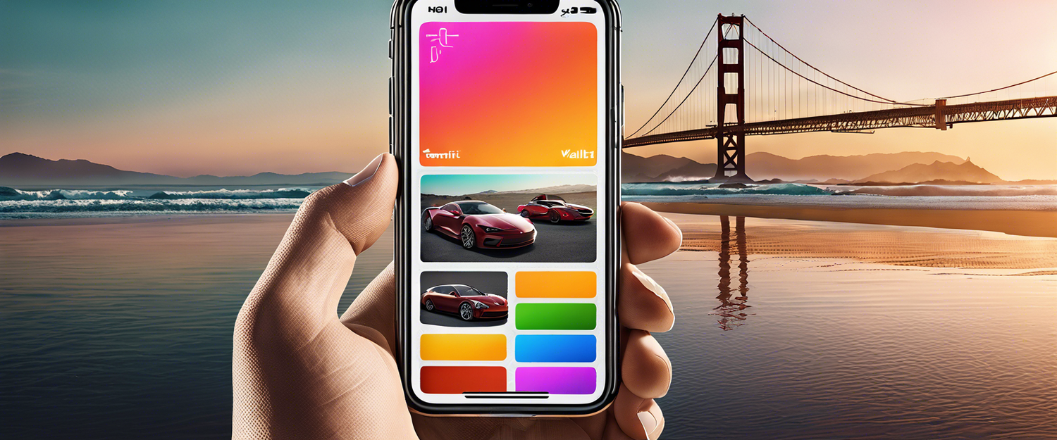 Californian driver's license being added to Apple Wallet on an iPhone.