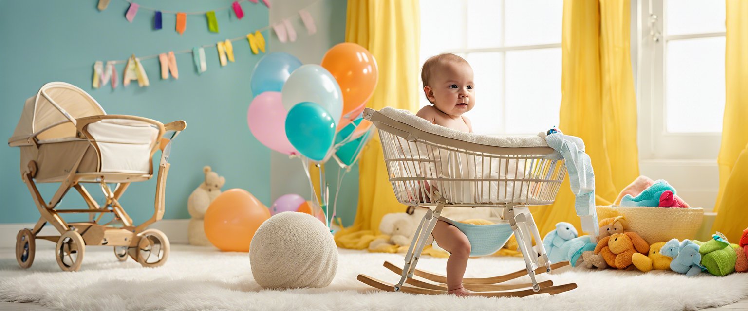 A selection of recommended baby gear products including strollers and bassinets.