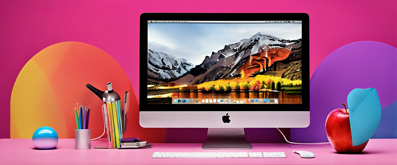 New Apple iMac in vibrant colors with M4 chip and 4.5K display