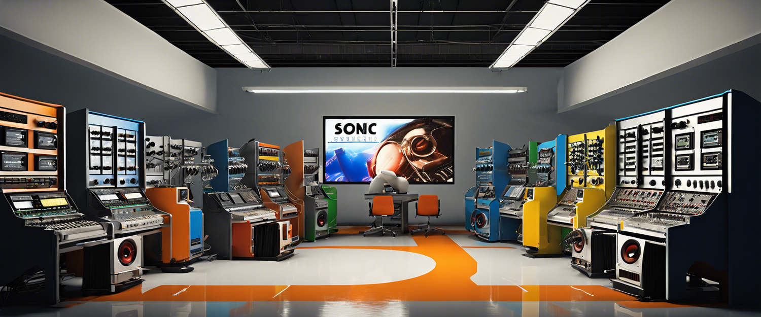 Sonic Labs logo with .sonic domain name registration announcement.