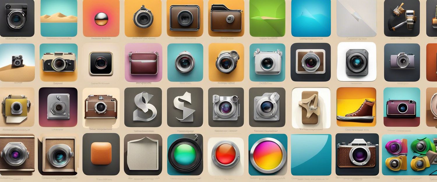 Customized iPhone app icons on a colorful home screen.