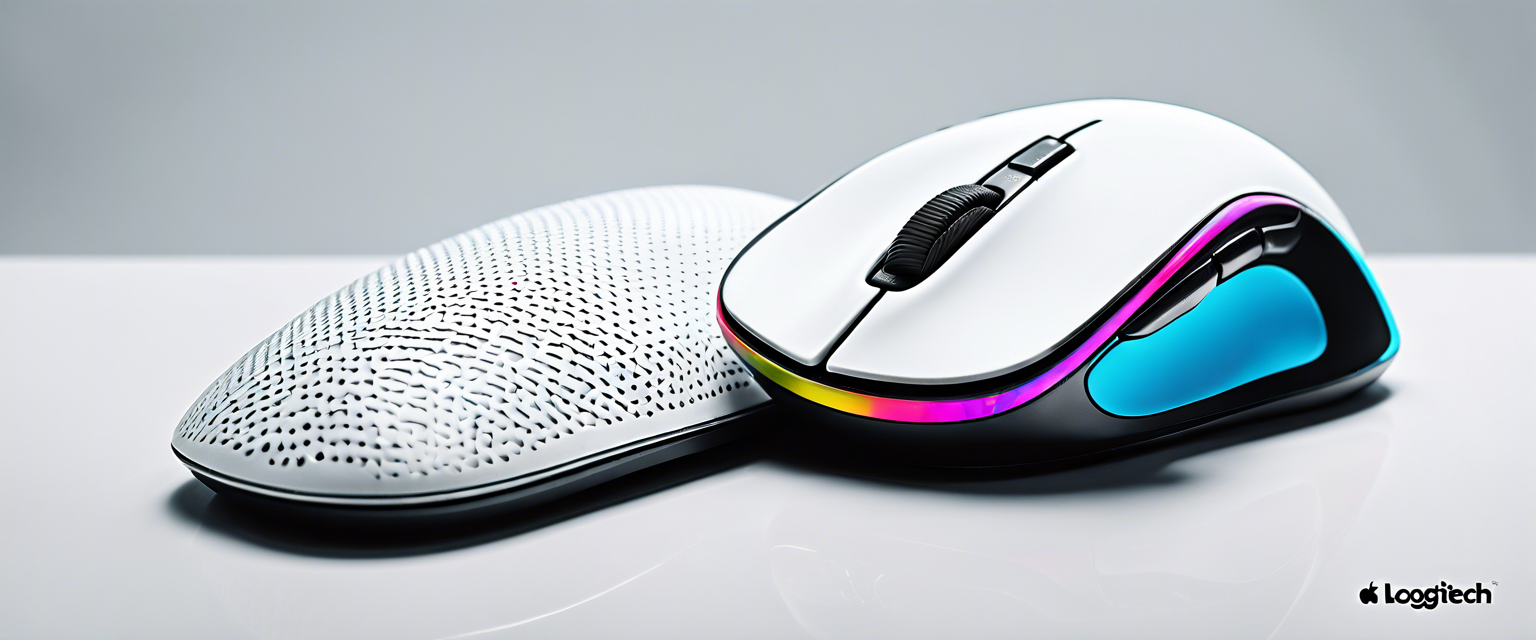 Concept design of Logitech’s 'forever mouse' with elegant features and sustainable technologies